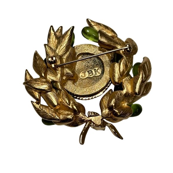 Vintage JBK Jackie Kennedy Greek Gold Coin Brooch Camrose & Kross Signed in box - Picture 6 of 6